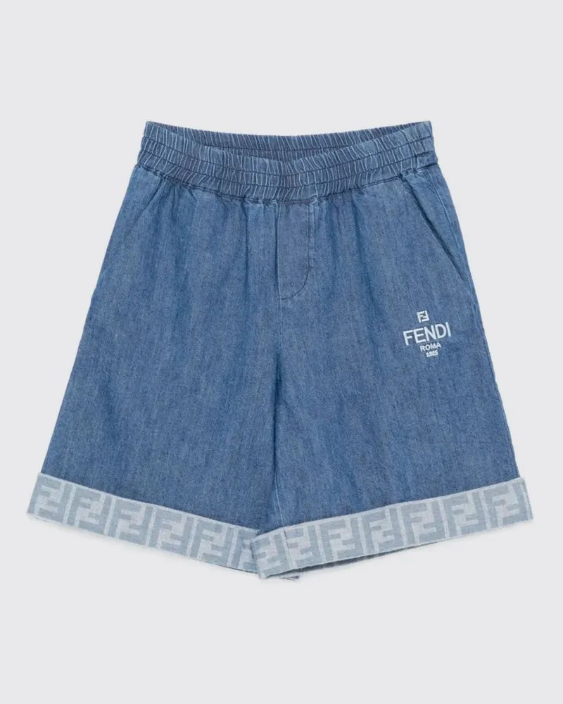 Fendi Shorts kinder Blau