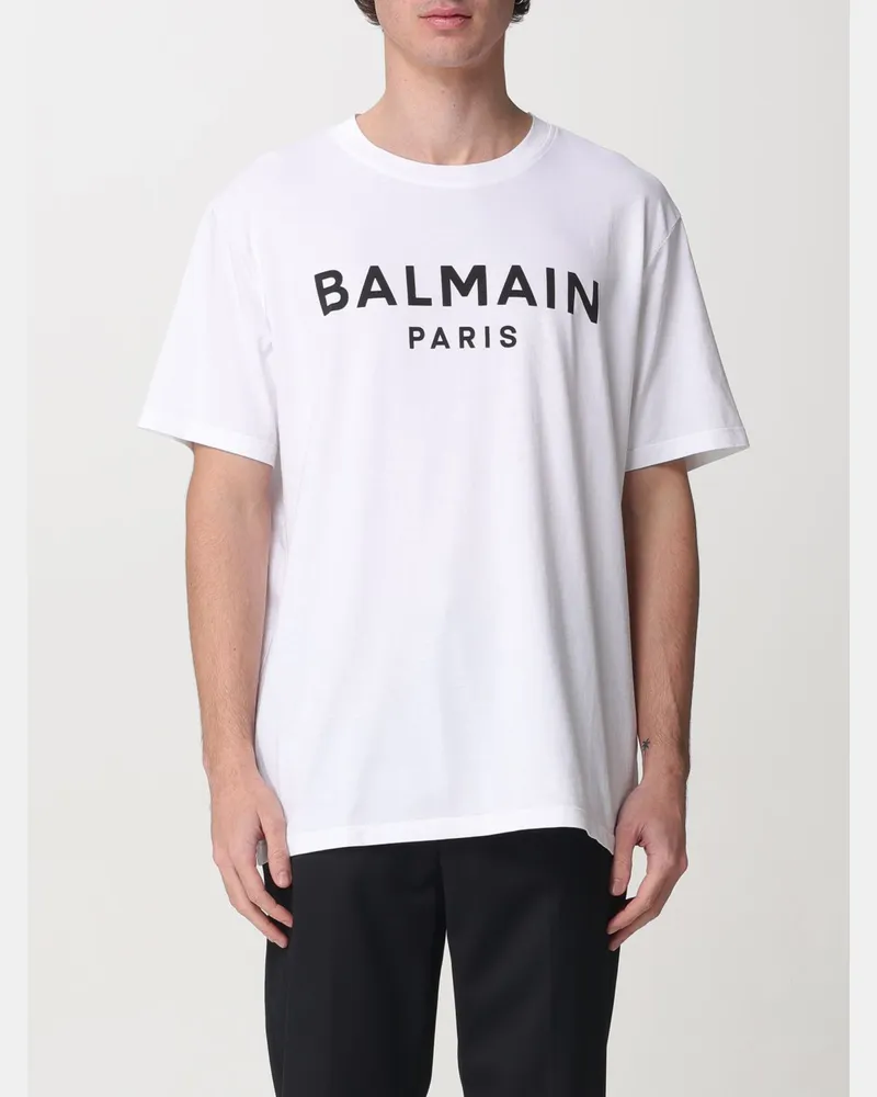 Balmain T-shirt herren Weiß