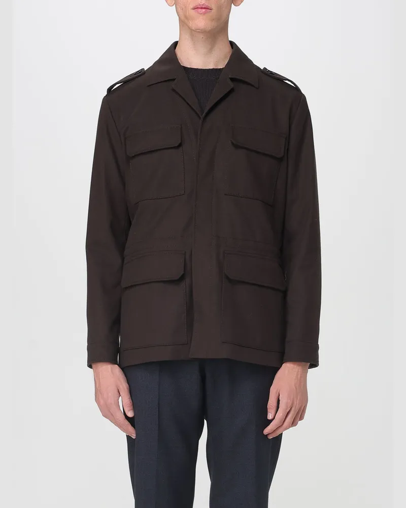 Paolo Pecora Milano Jacke herren Braun