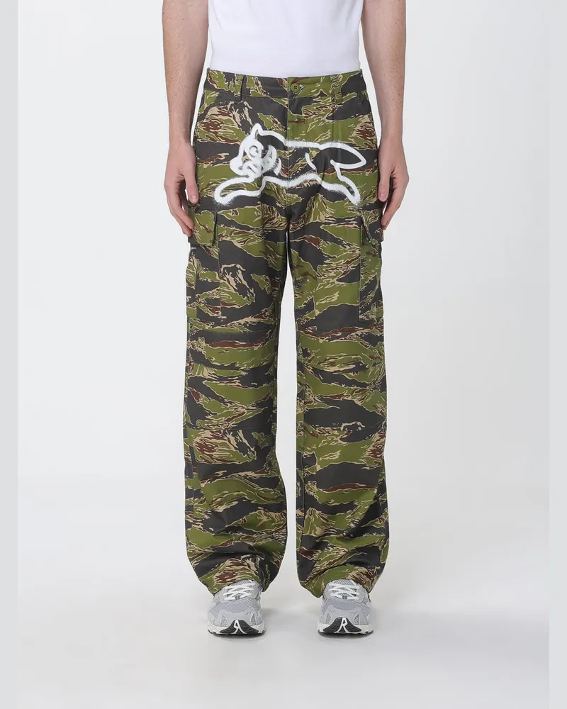 ICECREAM Camouflage-Baumwoll-Cargohose Braun