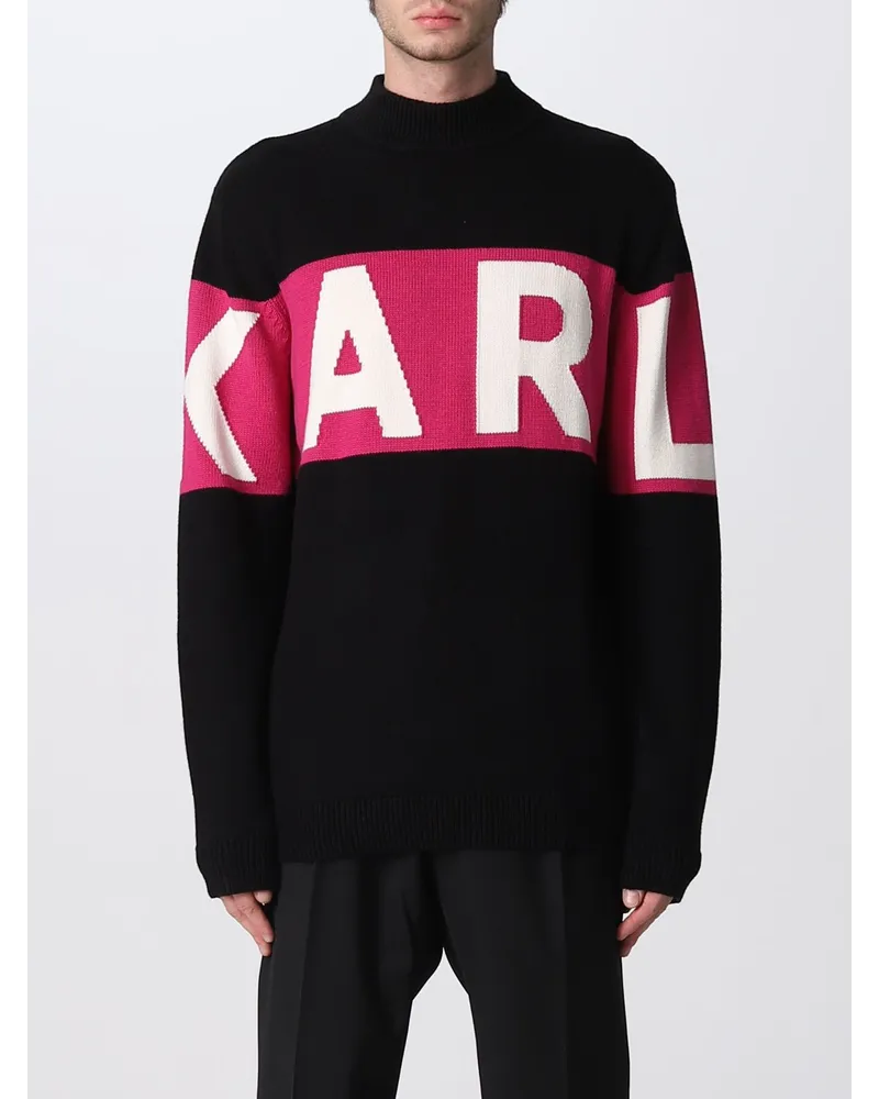 Karl Lagerfeld Pullover herren Schwarz