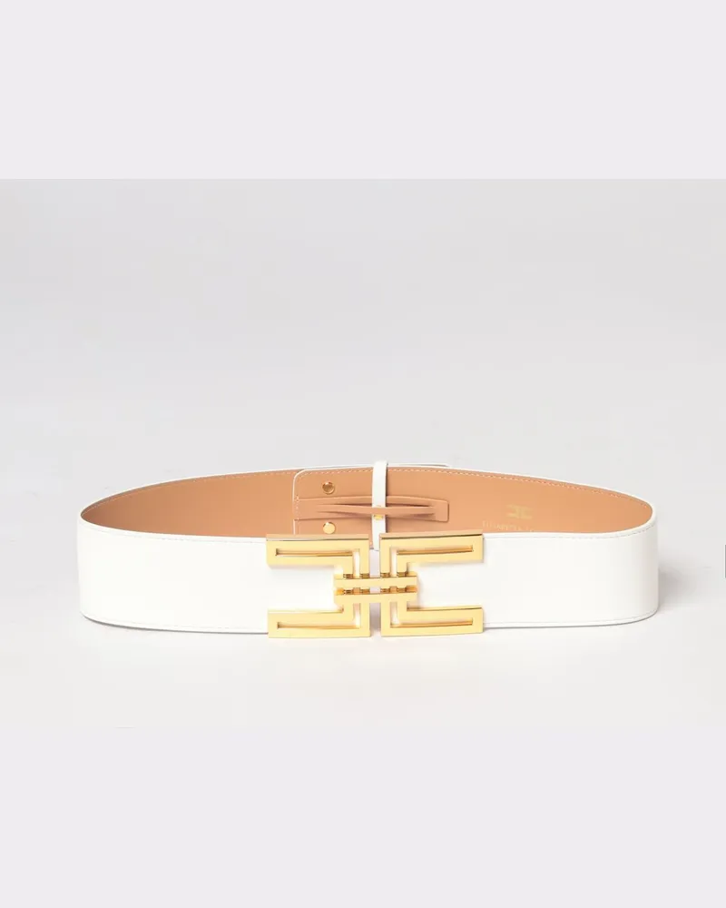 Elisabetta Franchi Gürtel damen Ivory