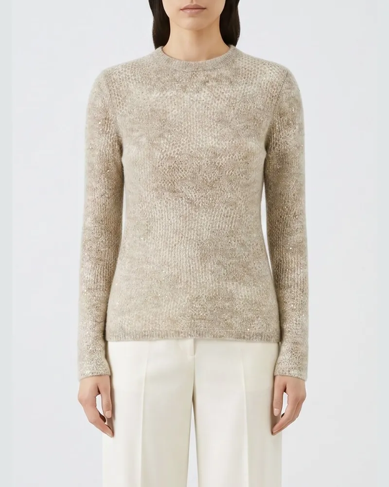 Brunello Cucinelli Pullover damen Beige