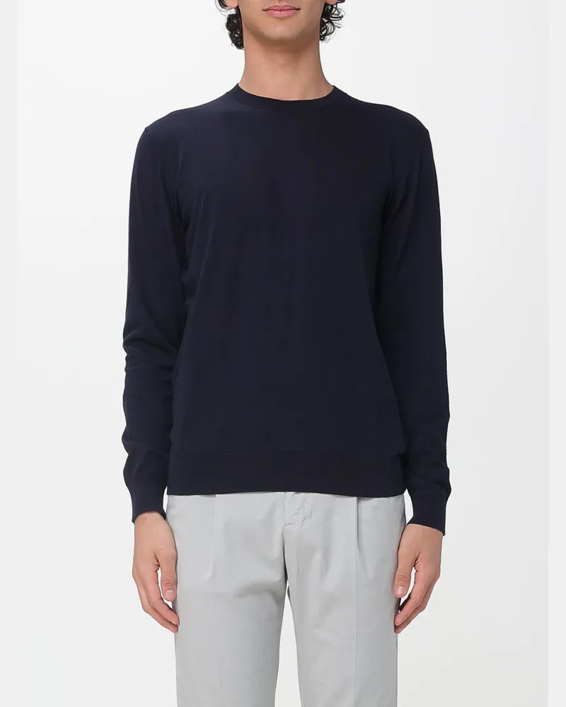 Paolo Pecora Milano Pullover herren Blau