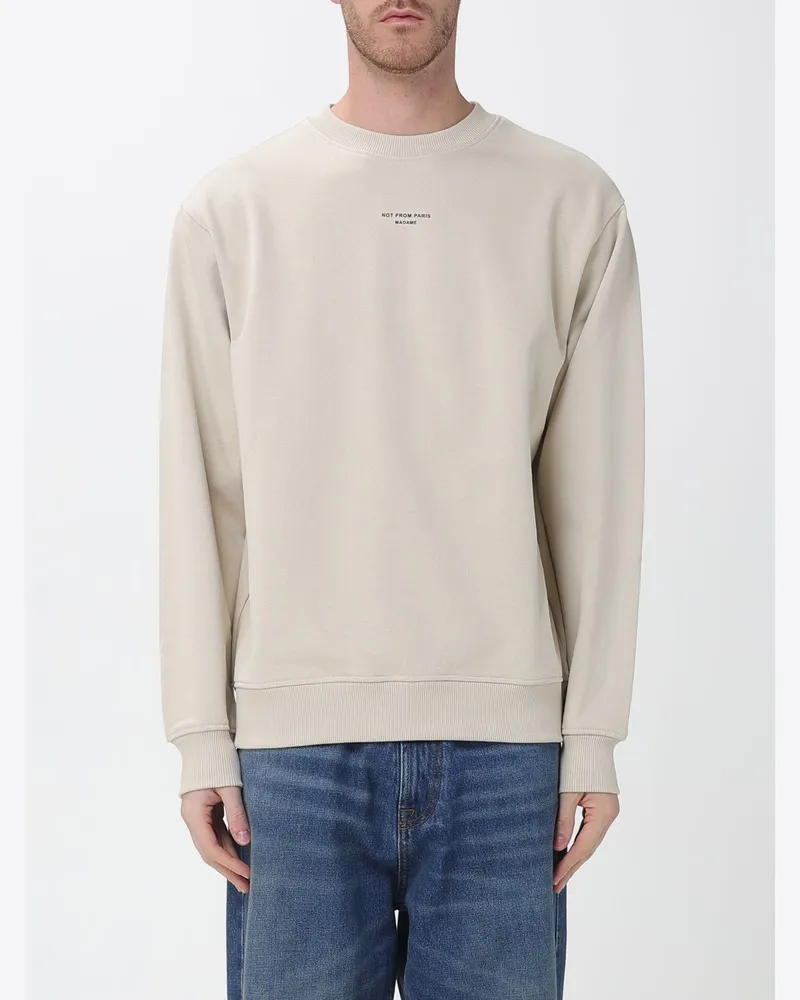 Drôle de Monsieur Sweatshirt herren Beige