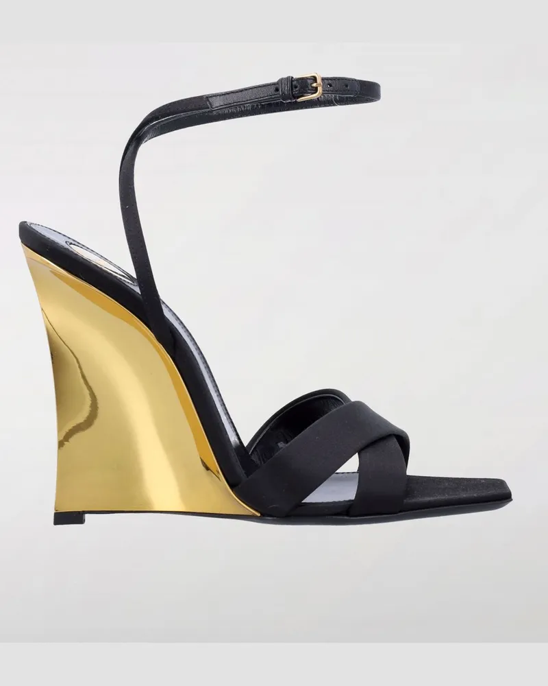 Saint Laurent Flache schuhe damen Schwarz