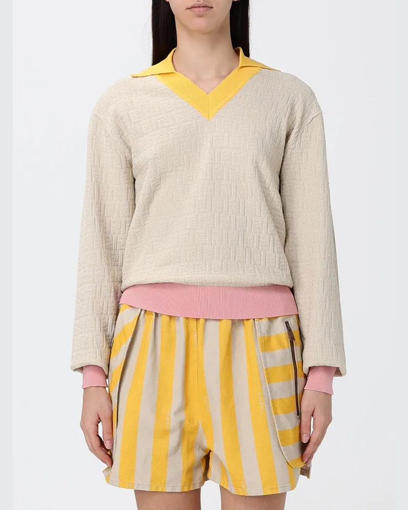 Fendi Shorts damen Gelb