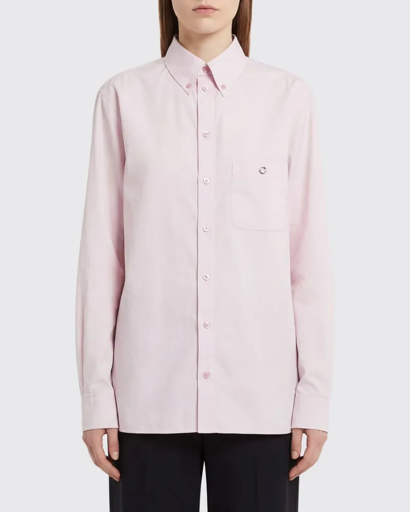 COPERNI Klassisches Baumwollmischhemd Pink