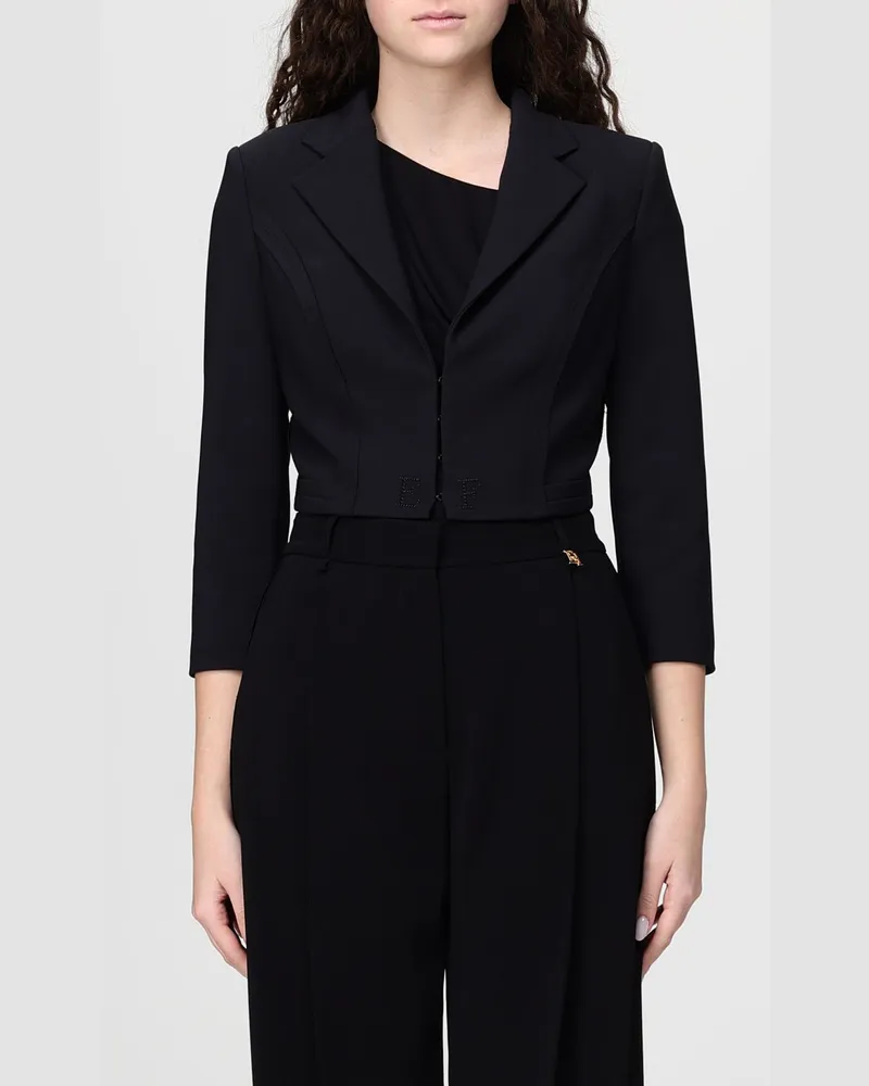 Elisabetta Franchi Jacke damen Schwarz