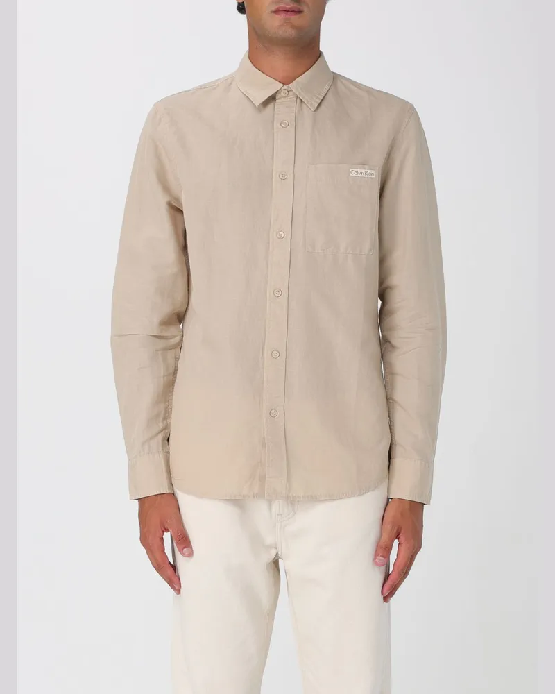 Calvin Klein Hemd herren Beige