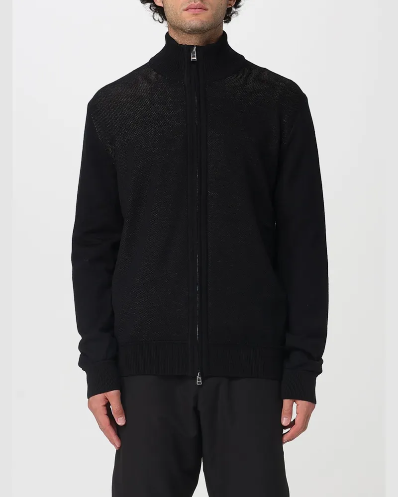 HUGO BOSS Strickjacke herren Schwarz