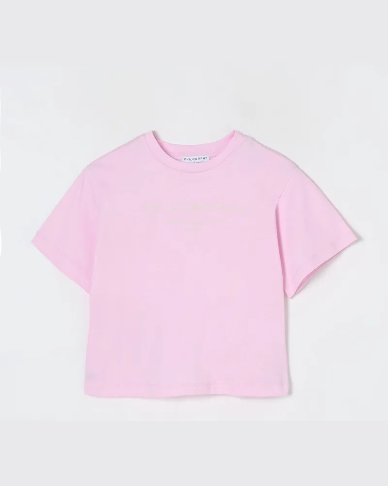 Philosophy Di Lorenzo Serafini T-shirt kinder Pink