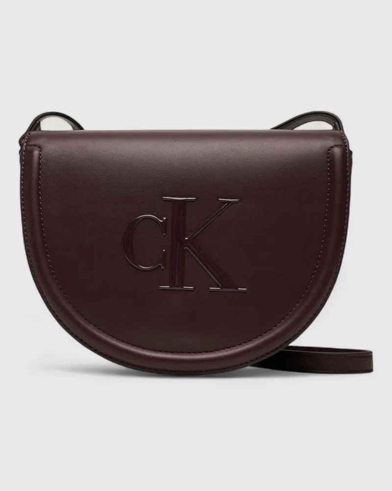 Calvin Klein Minitasche damen Burgunderrot