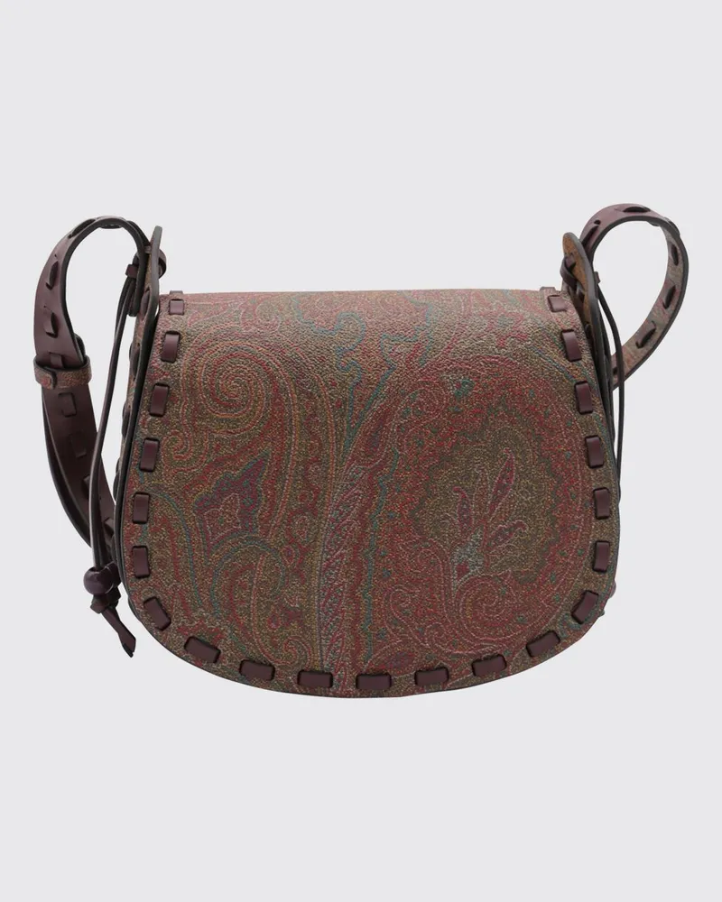 Etro Schultertasche damen Weinrot