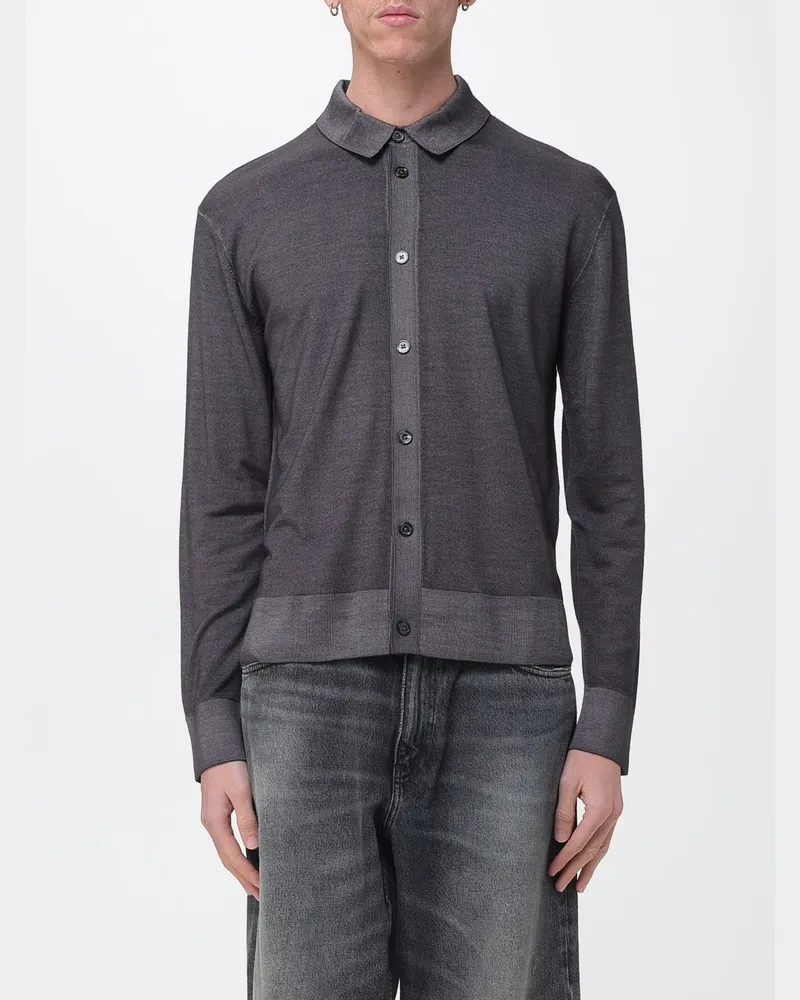 Paolo Pecora Milano Hemd herren Grau