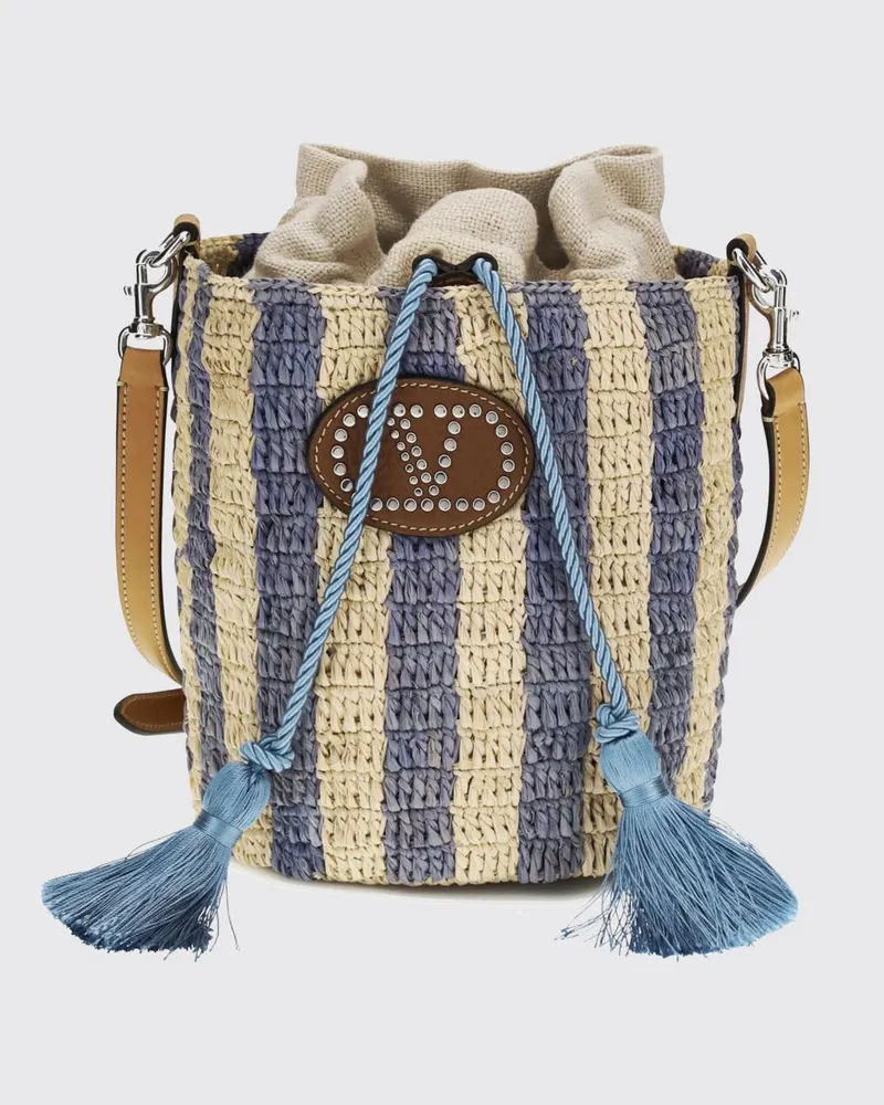 Valentino Garavani Schultertasche damen Hellblau