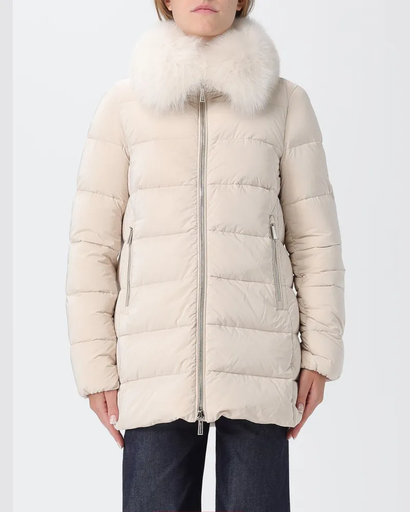 MOORER Mantel damen Cream
