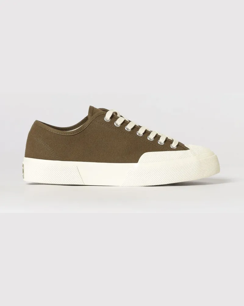 Superga 2432 Works Baumwoll-Sneaker mit Gummikappe und -sohle Grün