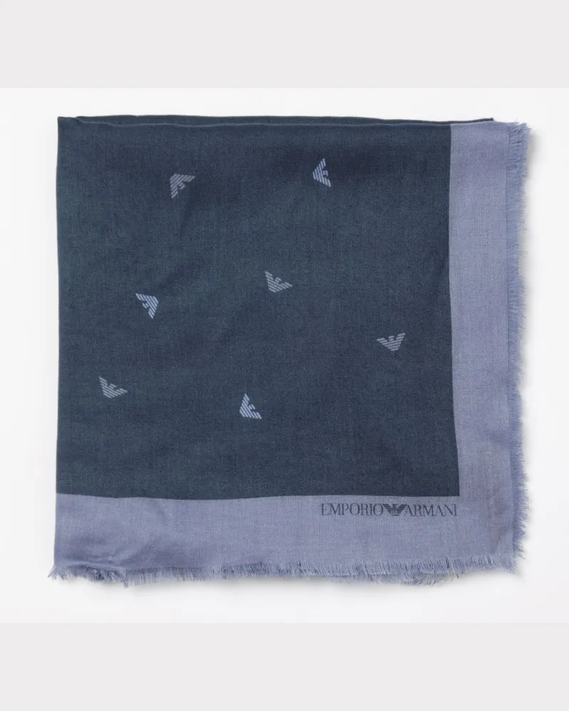 Emporio Armani Seidentuch herren Blau