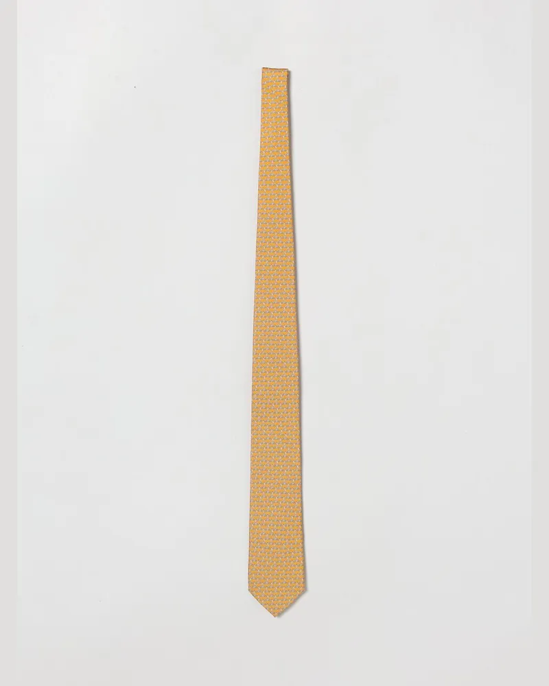Ferragamo Krawatte herren Gelb