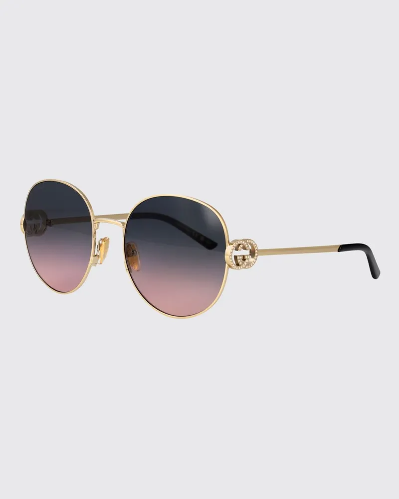 Gucci GG2047S Metallsonnenbrille Pink