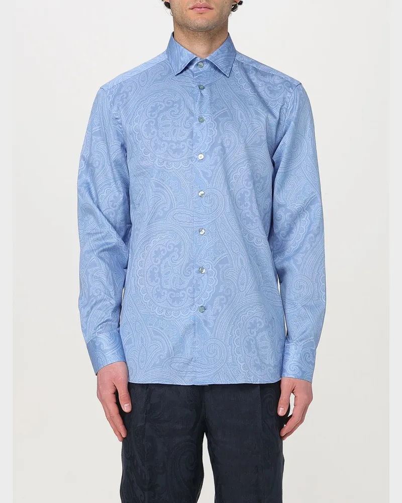 Etro Hemd herren Hellblau