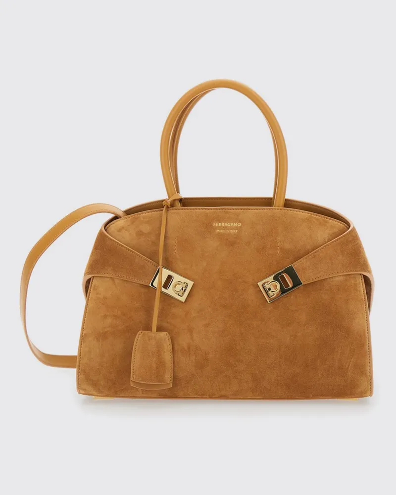 Ferragamo Handtasche damen Beige