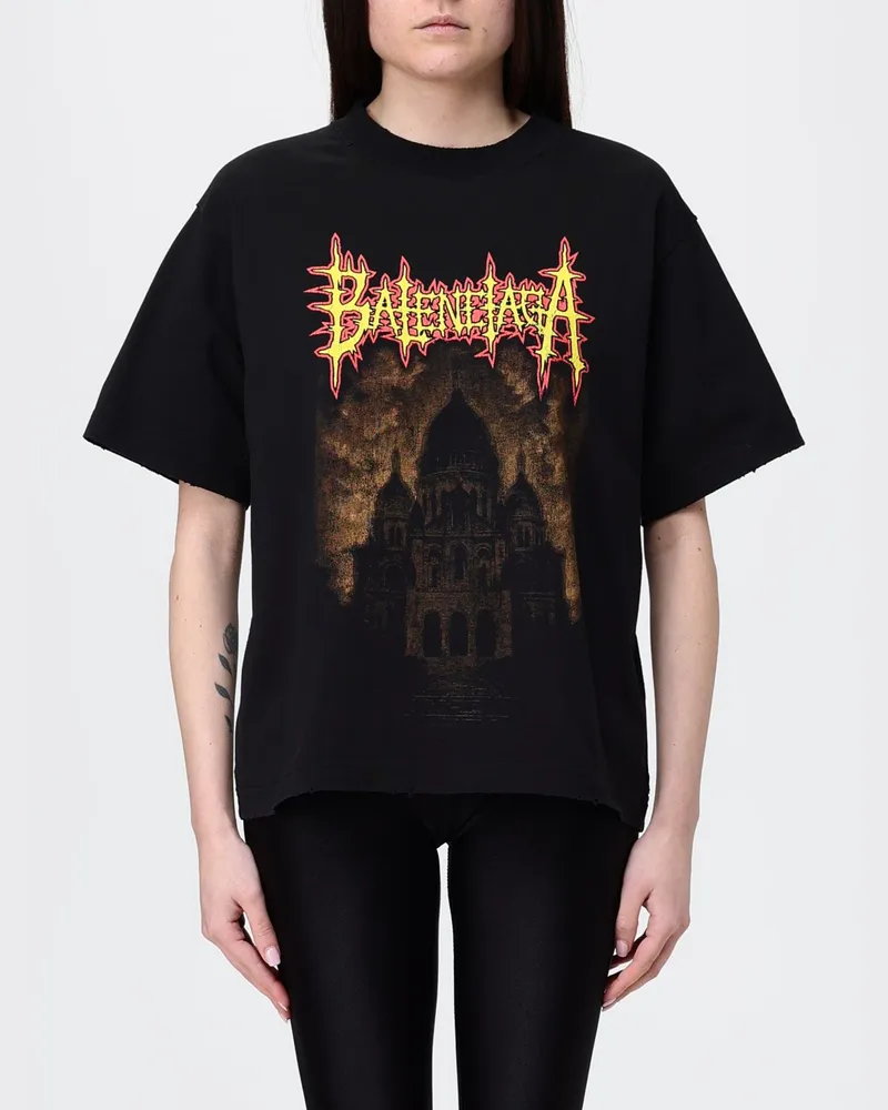 Balenciaga T-shirt damen Schwarz