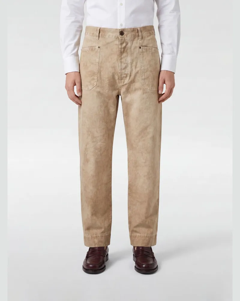 Vivienne Westwood Straight-Fit-Jeans im Five-Pocket-Stil aus Baumwolle Beige