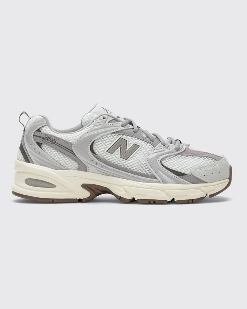 New Balance 530 Sneakers aus Veloursleder und Mesh mit ABZORB-Mittelsohle Grau