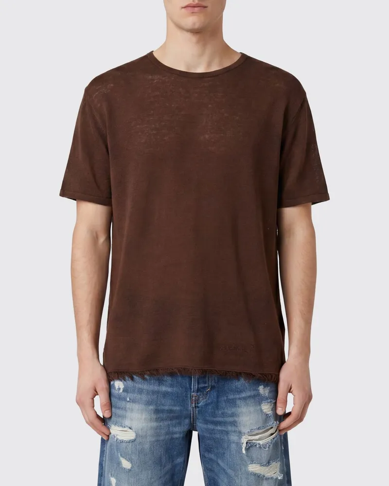 Alanui T-shirt herren Braun