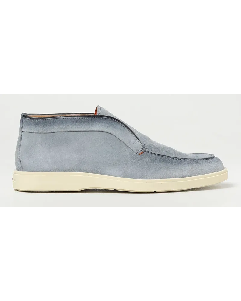 Santoni Mokassins Blau