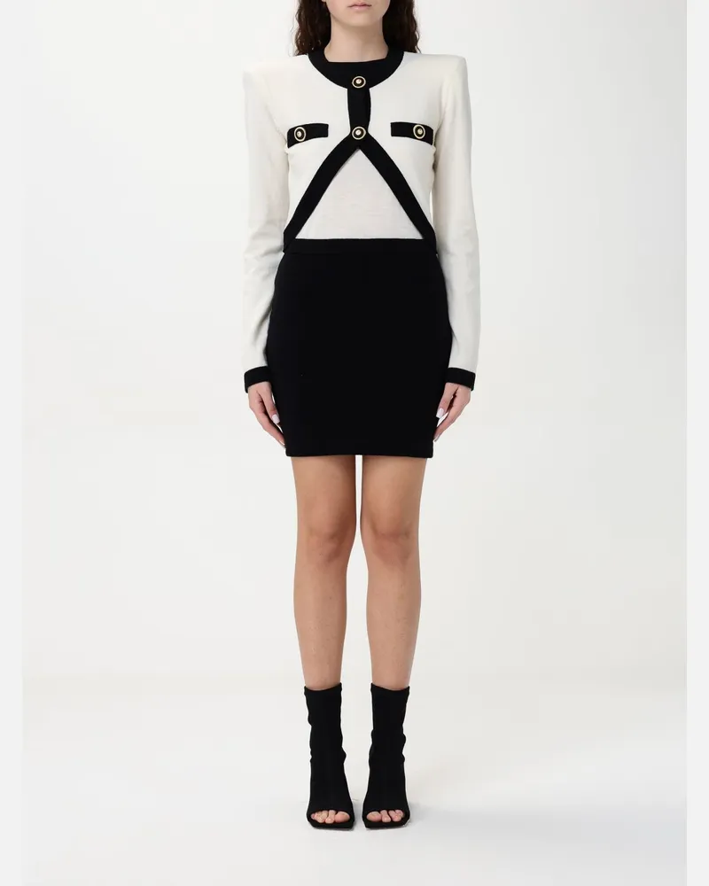 Balmain Kleider damen Weiß