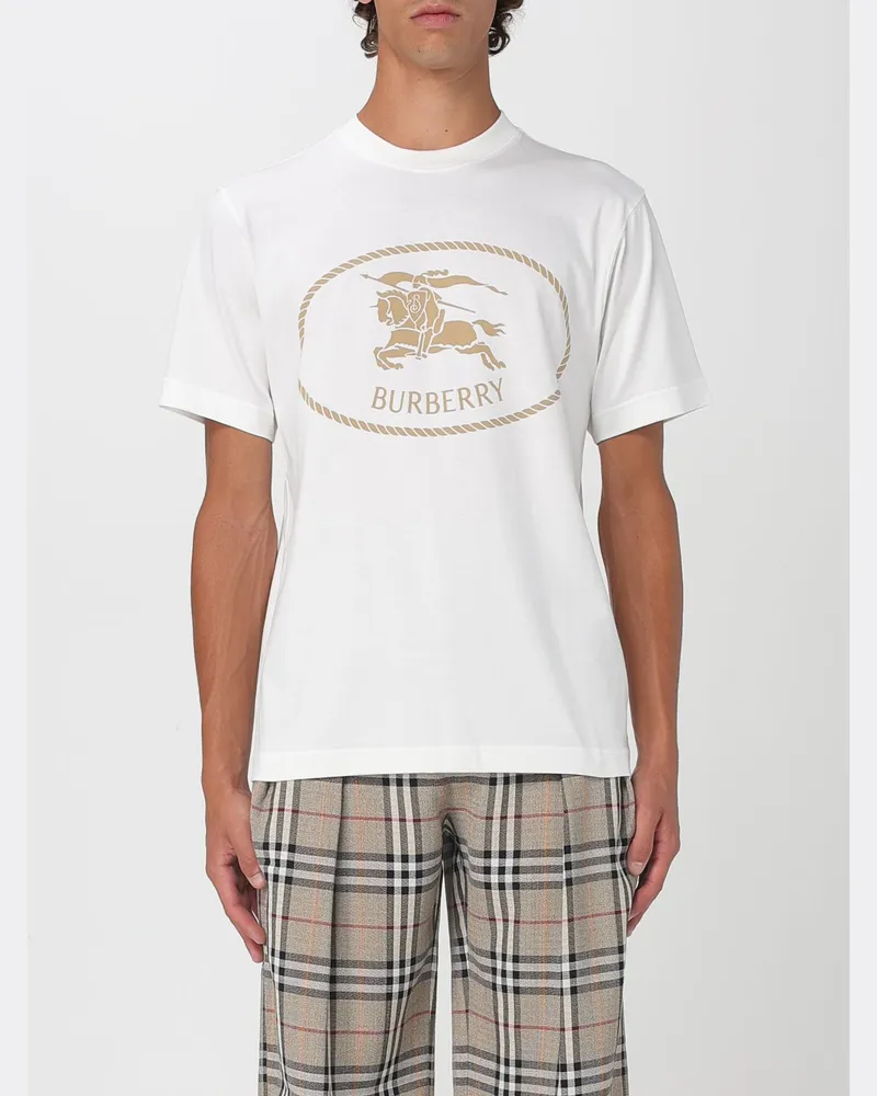 Burberry T-shirt herren Weiß