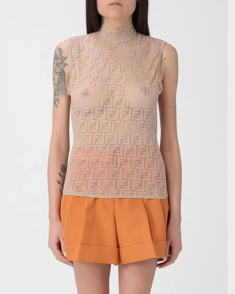 Fendi Top damen Milch