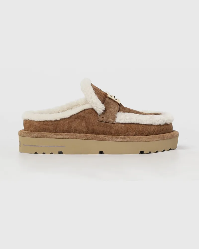 Fendi Schuhe damen Tabak