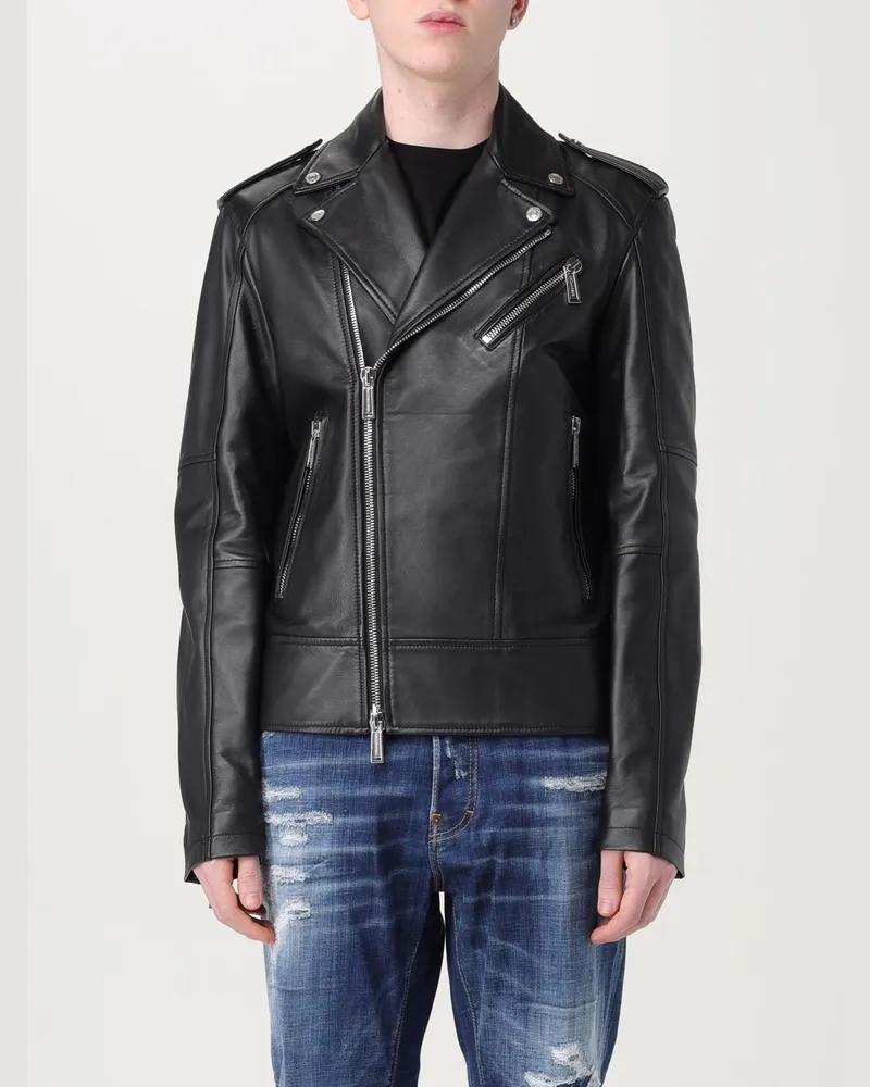 Dsquared2 Mantel herren Schwarz