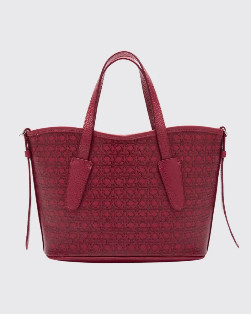 Coccinelle Schultertasche damen Burgunderrot