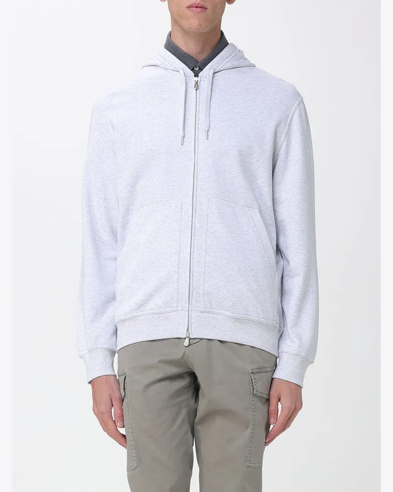 Brunello Cucinelli Sweatshirt herren Grau