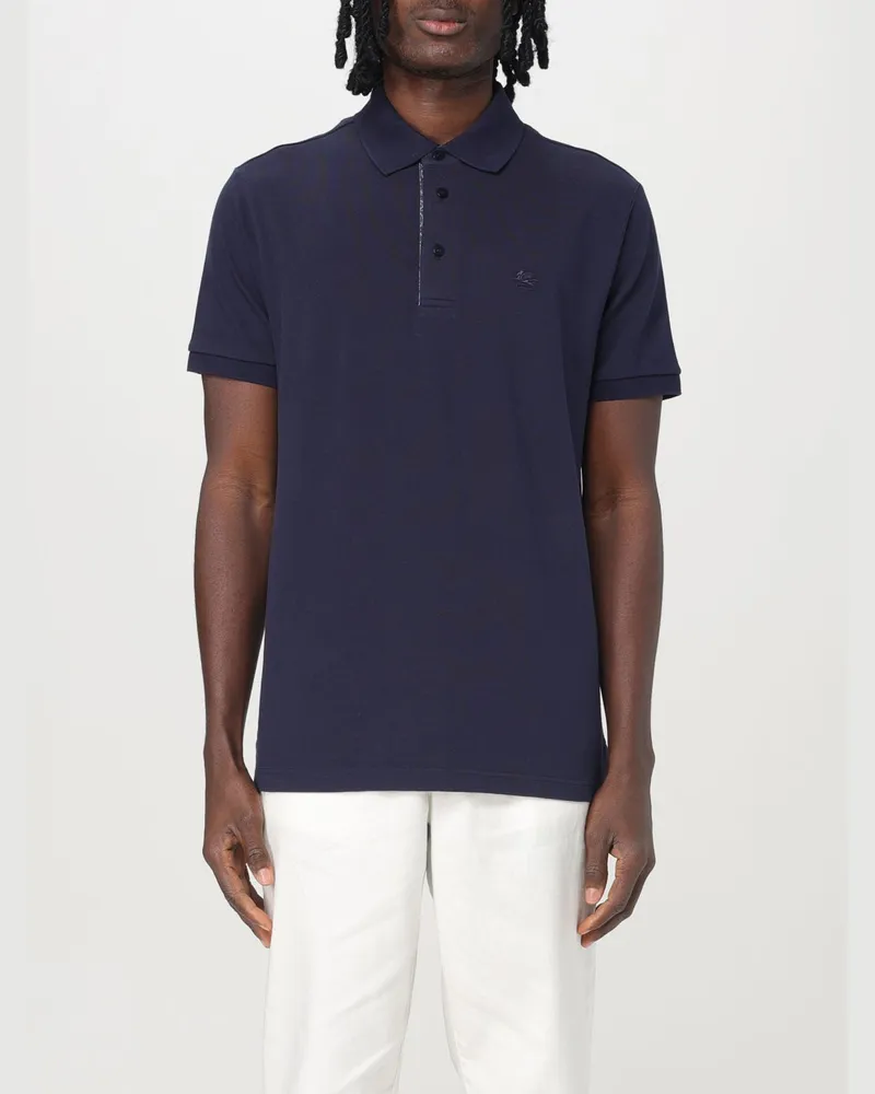 Etro Polo herren Blau