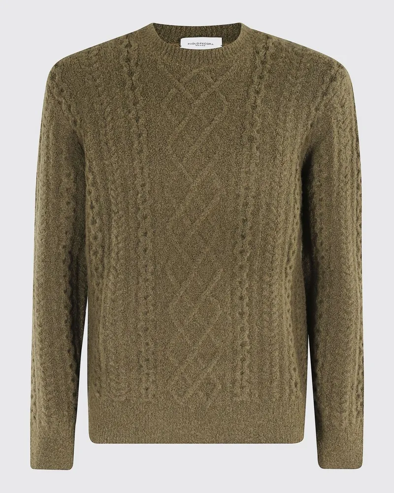 Paolo Pecora Milano Pullover herren Grün