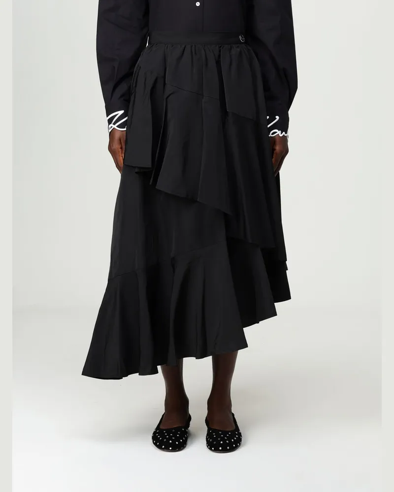 Karl Lagerfeld Rock damen Schwarz
