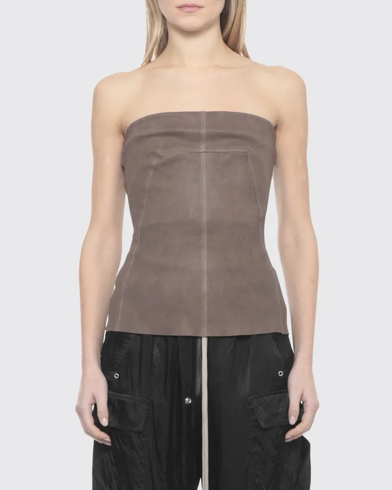 Rick Owens Top damen Braun