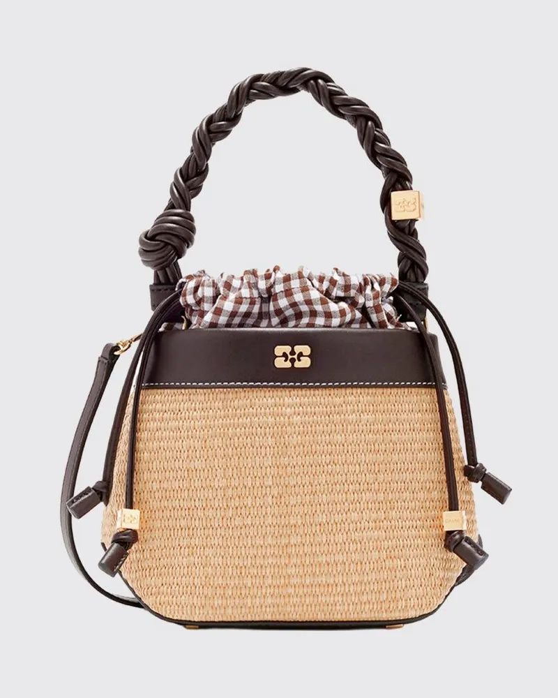 Ganni Handtasche damen Braun