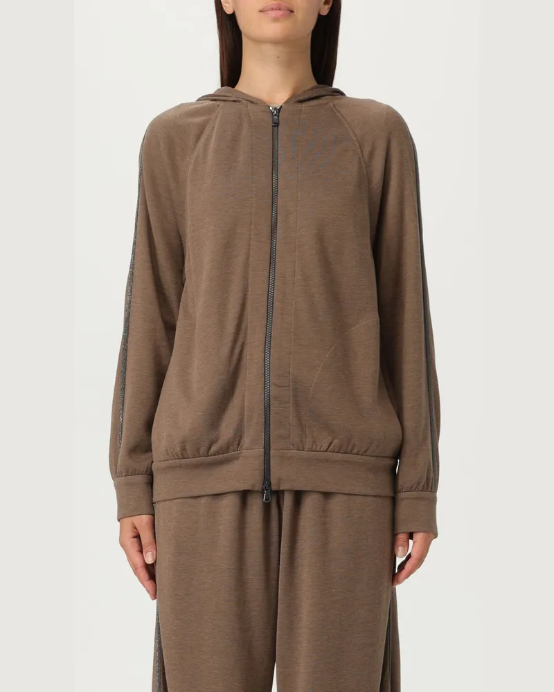 Brunello Cucinelli Pullover damen Braun