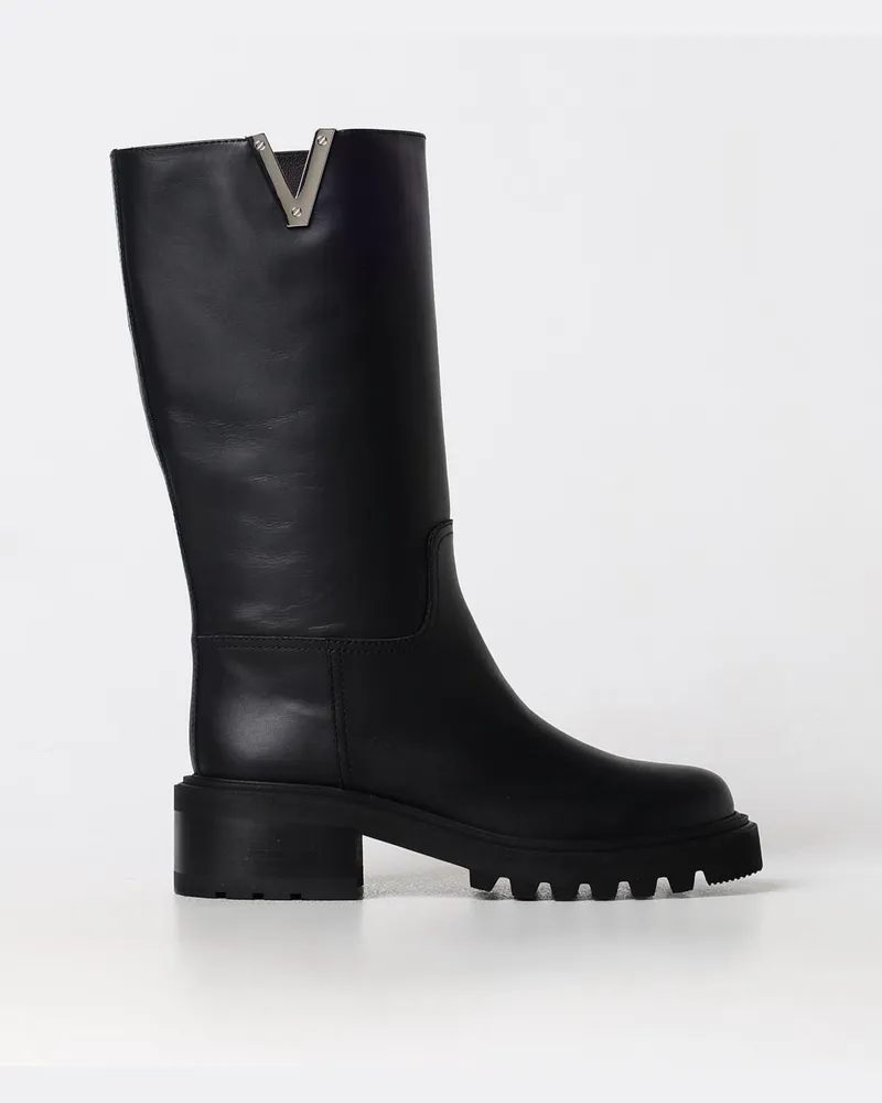 Via Roma 15 Flache stiefeletten Schwarz