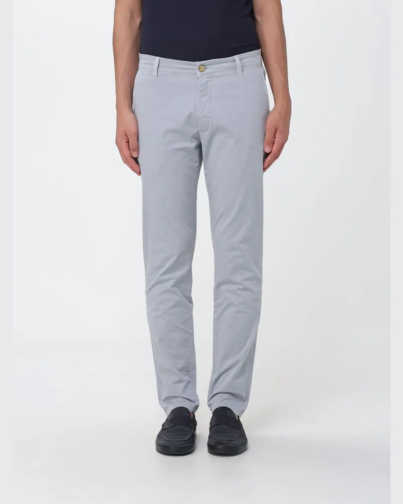 Jeckerson Chino-Hose aus Stretch-Baumwolle Grau