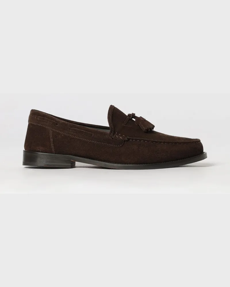 Corneliani Wildleder-Mokassins mit Quasten Braun