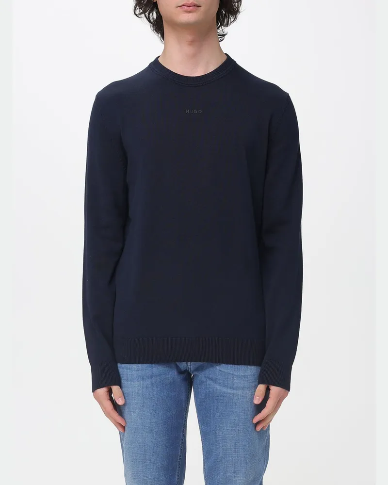 HUGO BOSS Pullover herren Blau