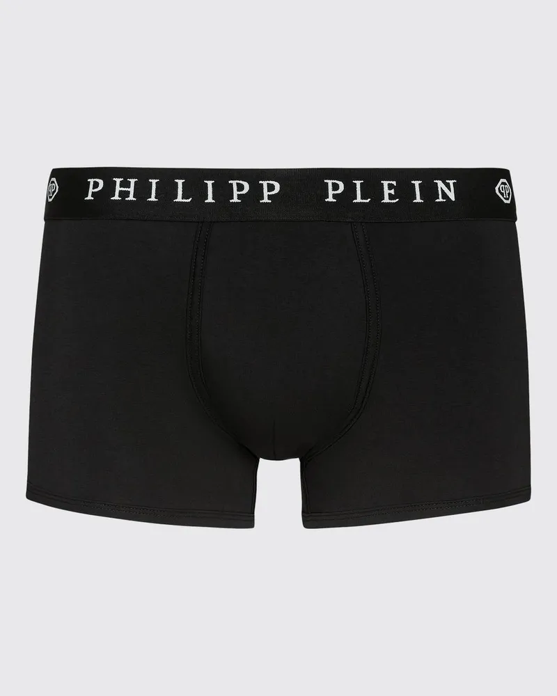 Philipp Plein Boxershorts aus Stretch-Baumwolle mit Logo Schwarz